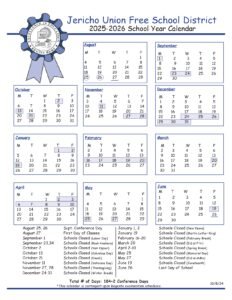 Jericho UFSD Calendar calendar