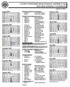 LTHS calendar 25-26