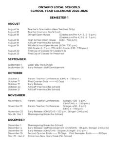 Ontario Local Schools,1