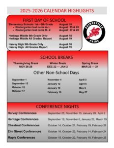 painesville city local schools calendar