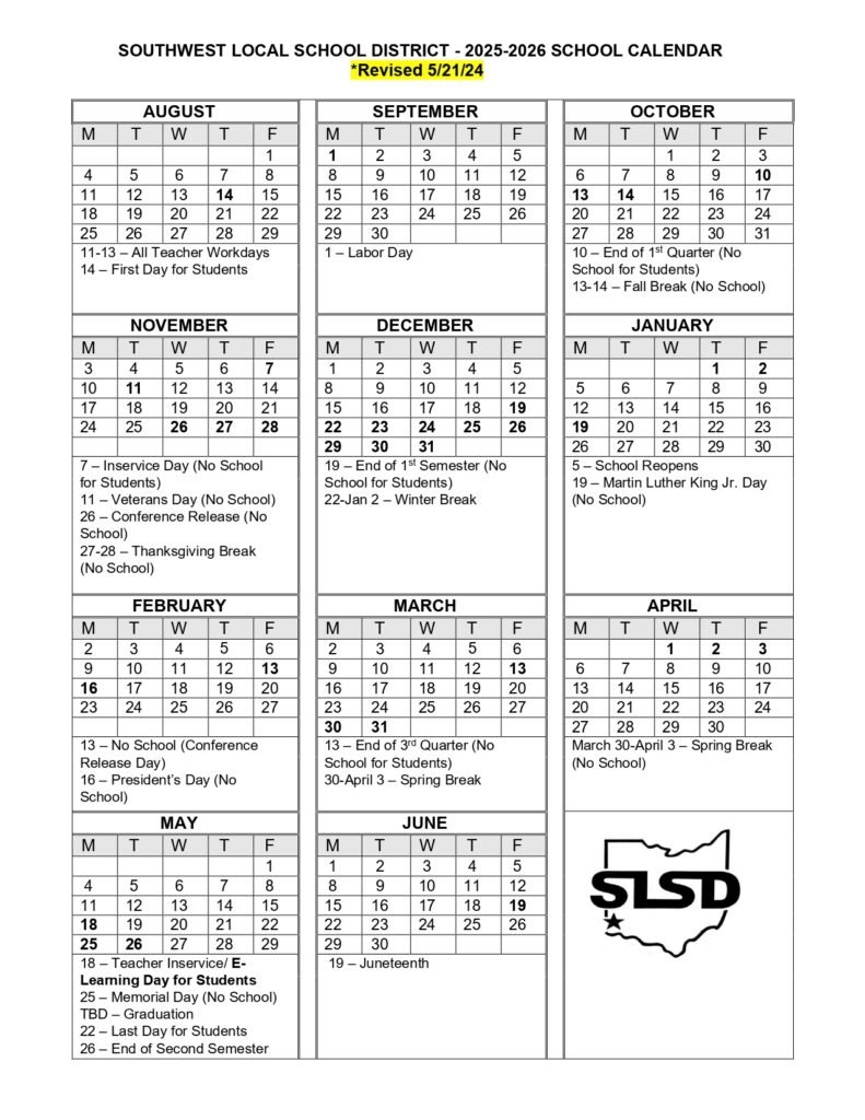 SOUTHWEST LOCAL SCHOOL DISTRICT SLSD