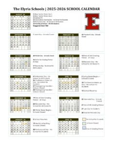 The Elyria Schools Calendar