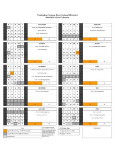 Tuckahoe Union Free School District Calendar 25 26 revised EduCounty