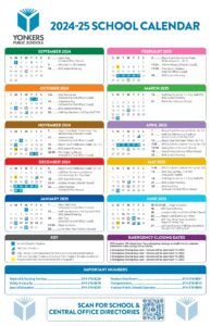 YONKERS PUBLIC SCHOOLS calendar