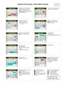 ashland city school calendar