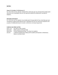 Chardon Local Schools Calendar