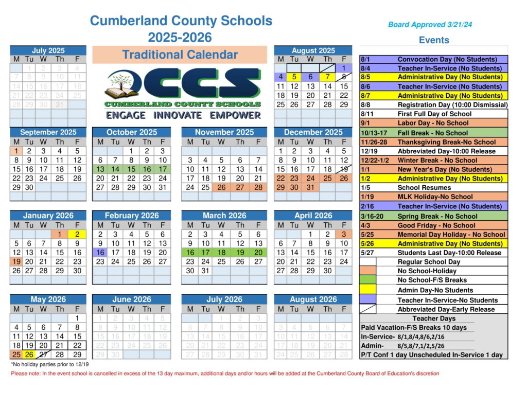 Cumberland County Schools tn 25 26 Calendar Revised PDF EduCounty Cumberland County Schools tn 25 26 Calendar Revised PDF EduCounty