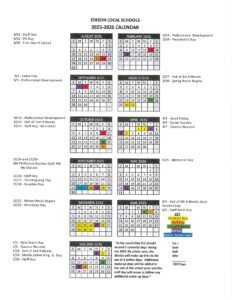 EDISON LOCAL SCHOOLS,calendar 25-26