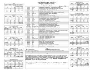 Elizabeth Public schools Calendar 25 26 Revised PDF EduCounty Elizabeth Public schools Calendar 25 26 Revised PDF EduCounty