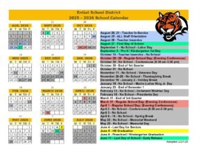 Entiat School District CALENDAR