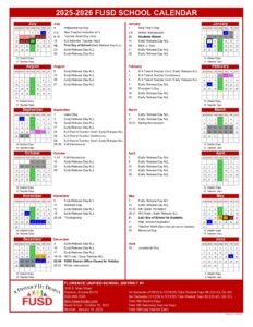 Florence Unified School District CALENDAR