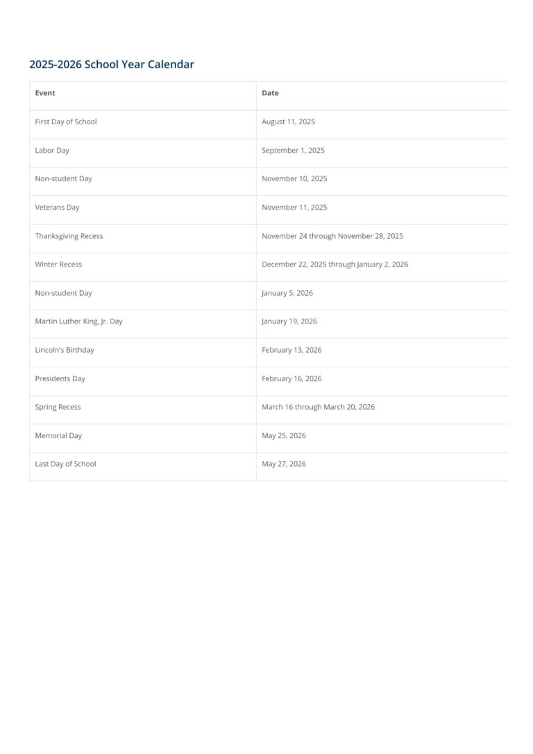 Garden Grove School District Calendar 2526 Revised [PDF] EduCounty