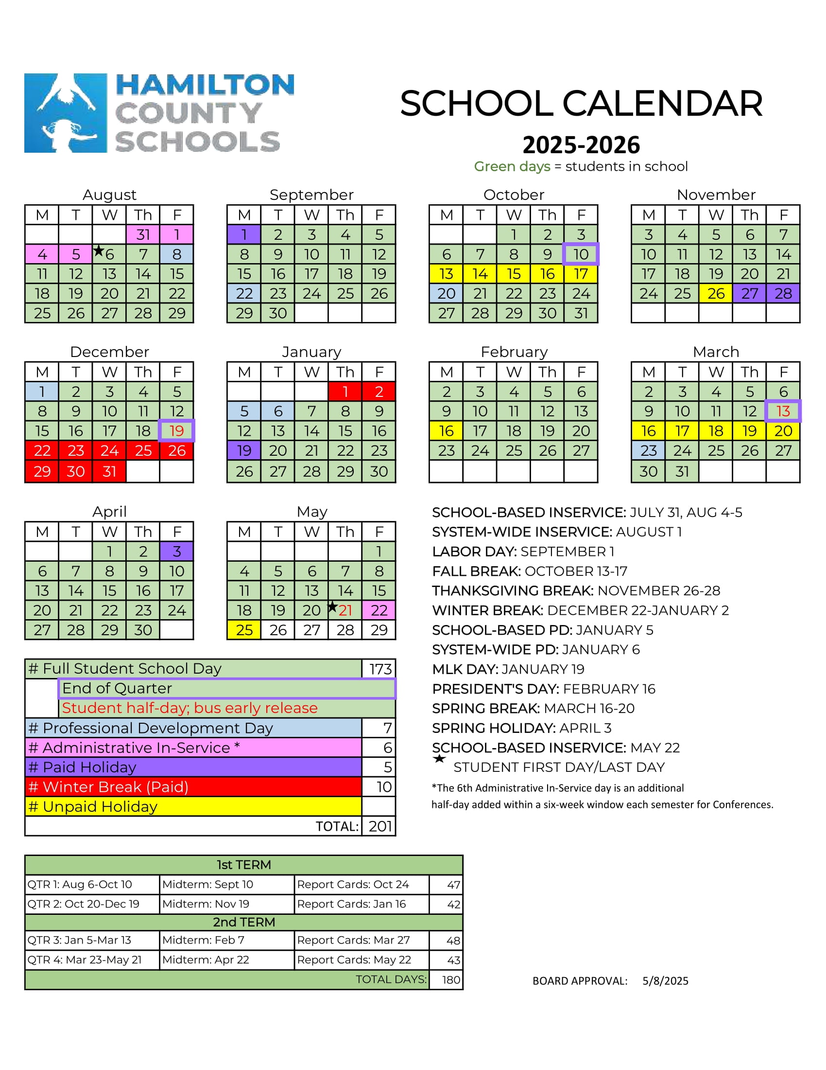 Hamilton County Schools Calendar 25 26 Revised PDF EduCounty hamilton-county-schools-calendar-25-26-revised-pdf-educounty
