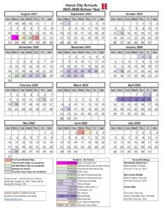 huron city schools calendar
