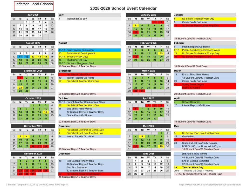 JEFFERSON LOCAL SCHOOLS