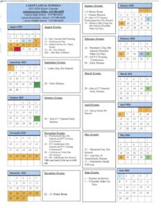 lakota local school calendar