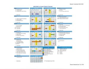La Conner Schools CALENDAR