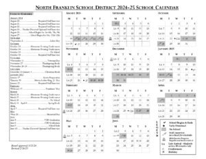 nfsd calendar