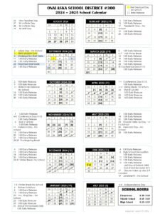 Onalaska School District CALENDAR