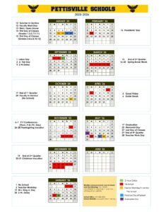 Pettisville Schools calendar revised