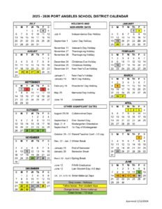 port angeles school district calendar