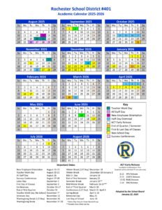 Rochester School District CALENDAR