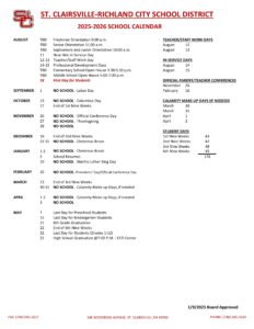 ST CLAIRSVILLE RICHLAND CITY SCHOOL DISTRICT