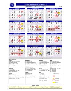 stoneham public schools calendar