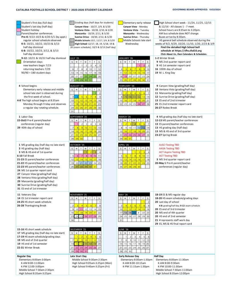 Tucson Unified School District 25 26 Calendar Revised PDF EduCounty tucson-unified-school-district-25-26-calendar-revised-pdf-educounty