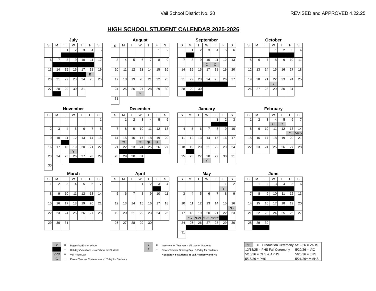 Vail School District AZ Calendar 25 26 Revised PDF EduCounty vail-school-district-az-calendar-25-26-revised-pdf-educounty