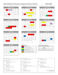 West Windsor-Plainsboro Regional School District CALENDAR