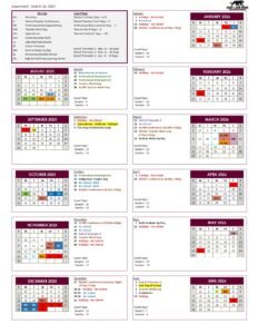 CASS LAKE-BENA calendar