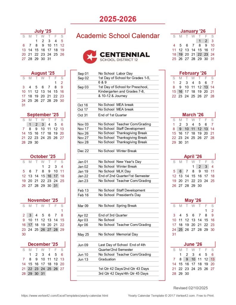 CENTENNIAL SCHOOL DISTRICT 12, 25-26