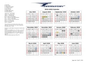 COMMUNITY SCHOOLS Of FRANKFORT CALENDAR