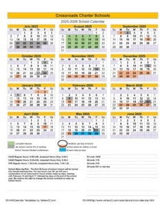 Crossroads Charter Schools CALENDAR