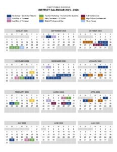 FOLEY PUBLIC SCHOOLS 25-26, CALENDAR