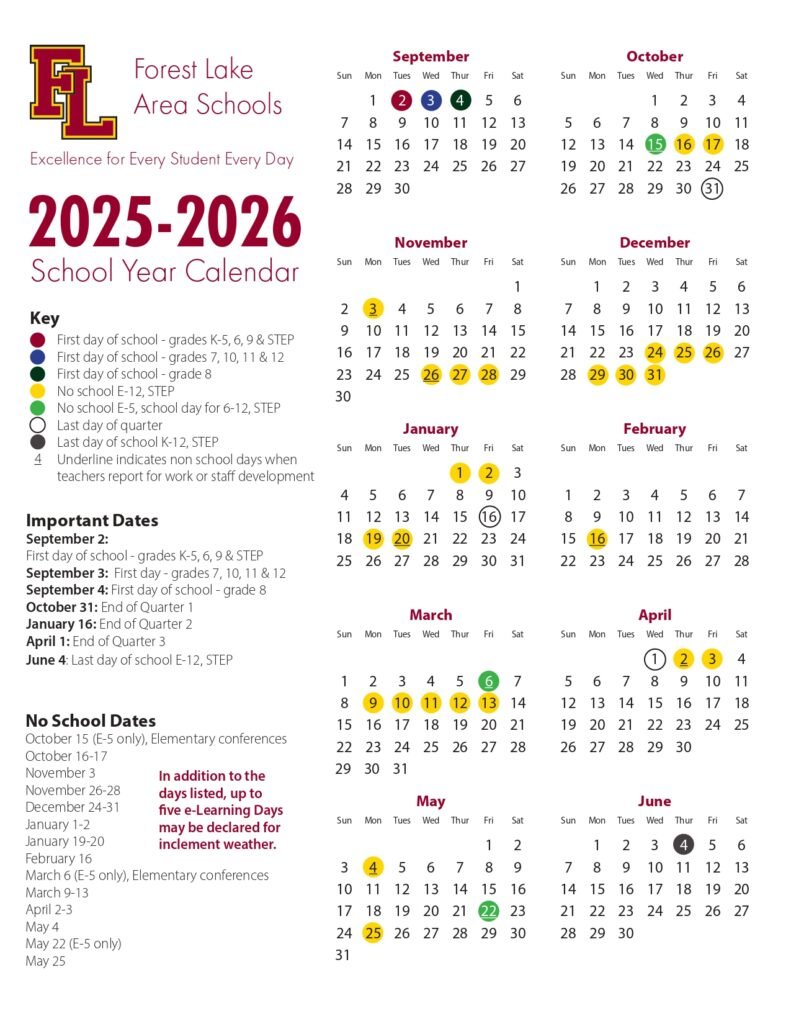 Forest Lake Area Schools 25-26
