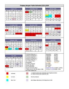 Frazee-Vergas Public Schools CALENDAR