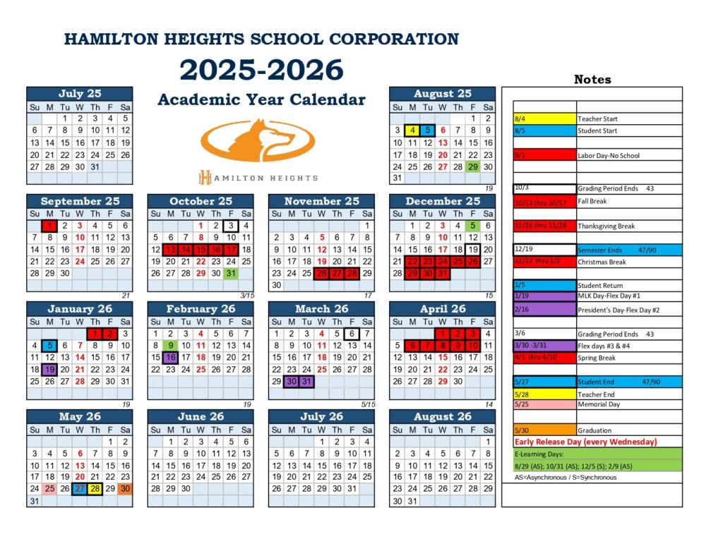 hamilton heights school corporation