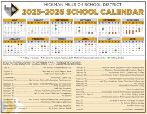 Hickman Mills C-1 School District Calendar