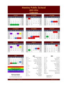 HAWLEY PUBLIC SCHOOLS CALENDAR