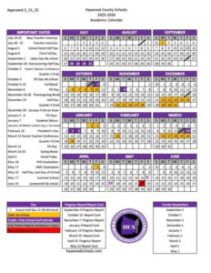 Haywood County Schools Calendar 25 26 Revised PDF EduCounty