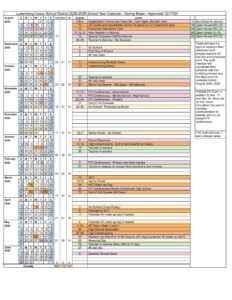 Luxemburg-Casco School District CALENDAR