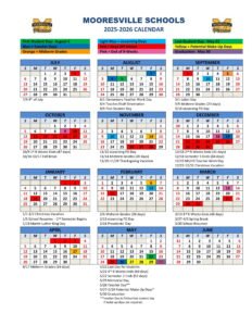 MOORESVILLE SCHOOLS CALENDAR
