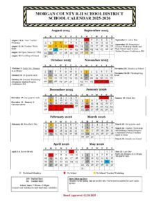 morgan county r 2 school district calendar