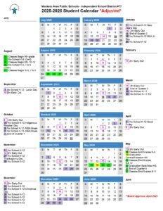 mankato area public schools calendar
