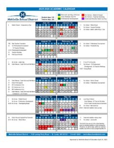 Mehlville School District Calendar