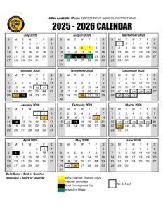 new london spicer school district calendar