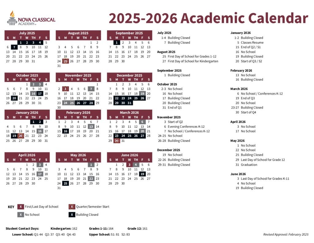 NOVA CLASSICAL ACADEMY 25-26