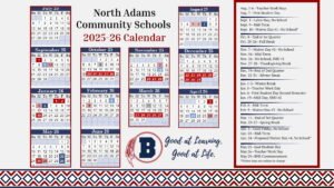 NORTH ADAMS COMMUNITY SCHOOLS calendar